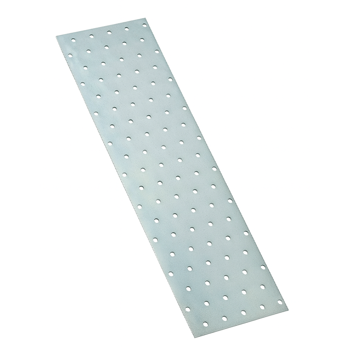 DRILLED STRAIGHT PLATE 100X240X2MM NICKEL