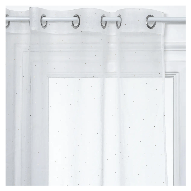 3D NET CURTAIN DOT WH 140X240
