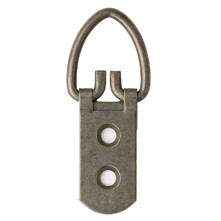 HANGERS HEAVY TWO HOLE ZINC 4PCS