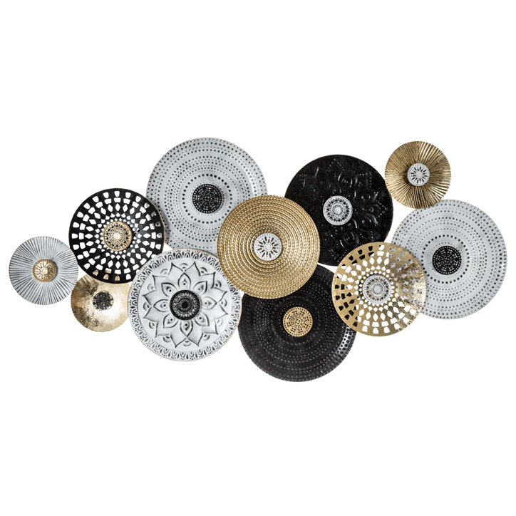 MET ROUND DECO IVO 134X68