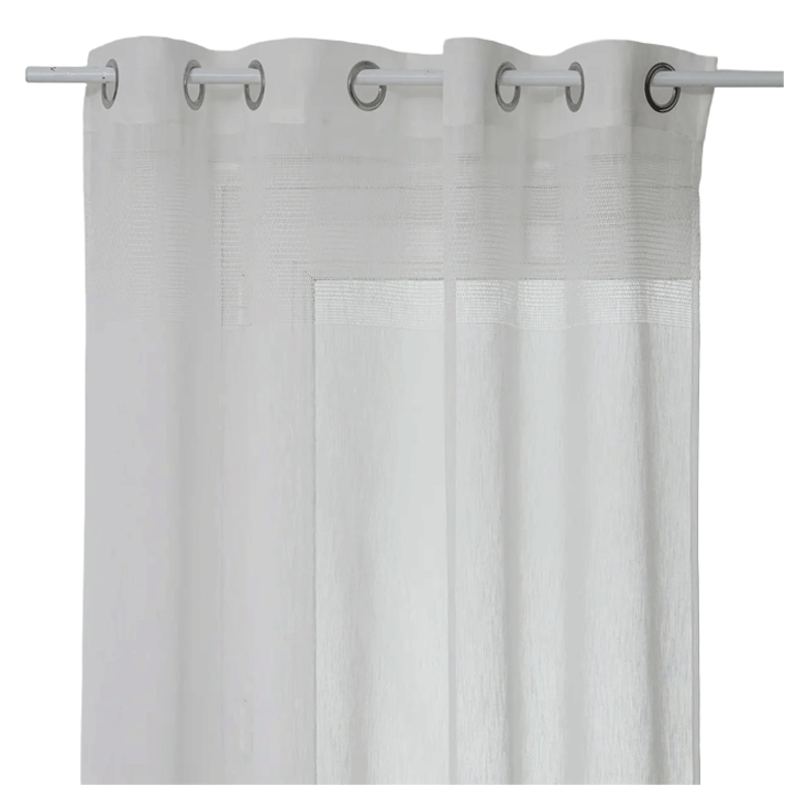 NET CURTAIN SAB WHITE 140X240