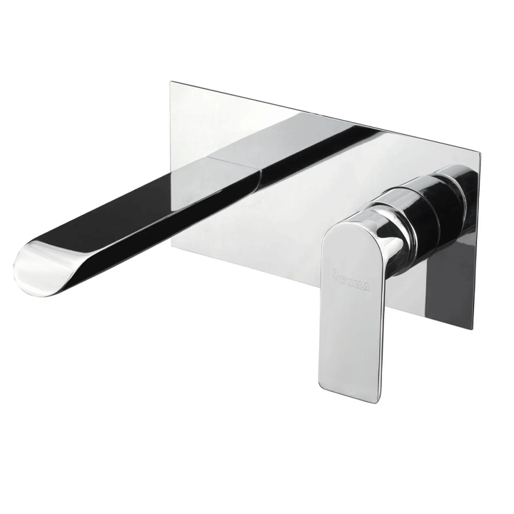 SECRET WASH BASIN WALL CONCEALED MIXER SET WITH VALVES CHROME PD35-04C