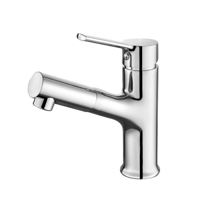 SOLO KITCHEN OR WASH BASIN MIXER WITH EXTRACTABLE HOSE CHROME HZD217-11C
