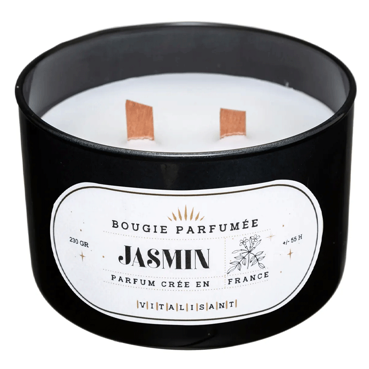 SNOW JASM GLASS CANDLE 470G