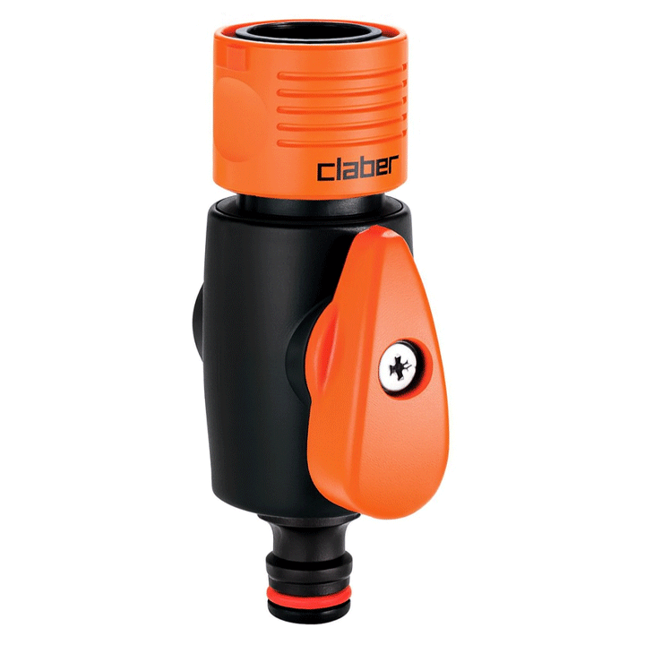 COUPLING WITH SHUT-OFF VALVE