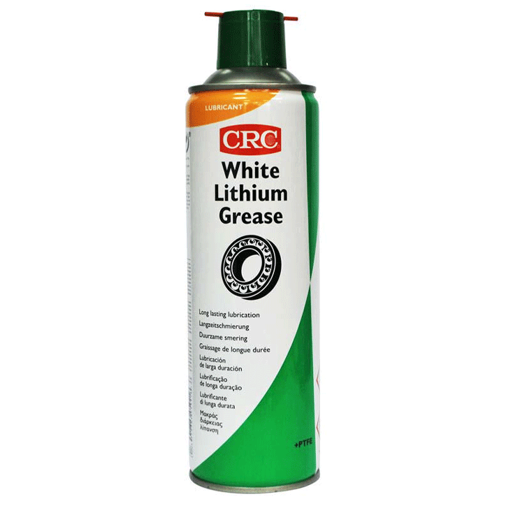 CRC WHITE LITHIUM GREASE SPRAY 500ML