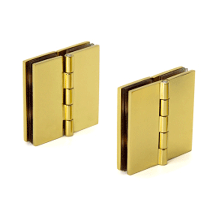 GLASS HINGES FGV GOLD 9MM
