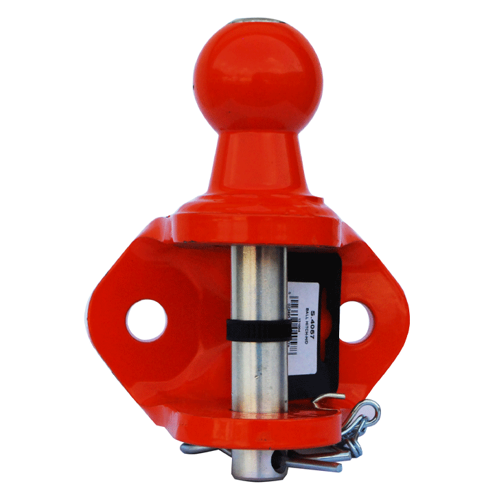 SPAREX TOW BALL AND PIN RED H.D.