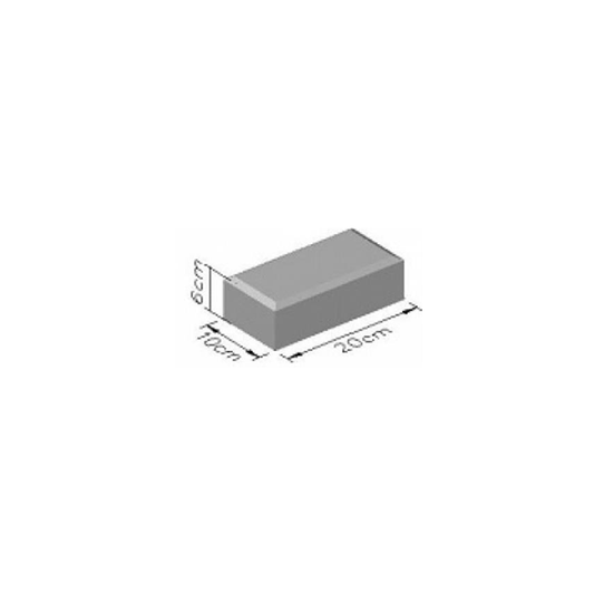 CONCRETE BLOCKS 100X200X60MM GREY