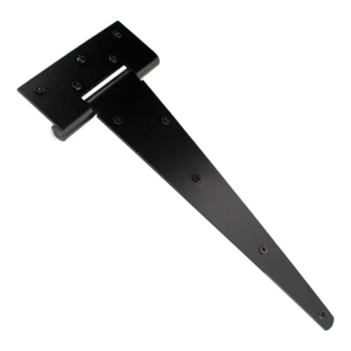 BUTT HINGE T BLACK 10"