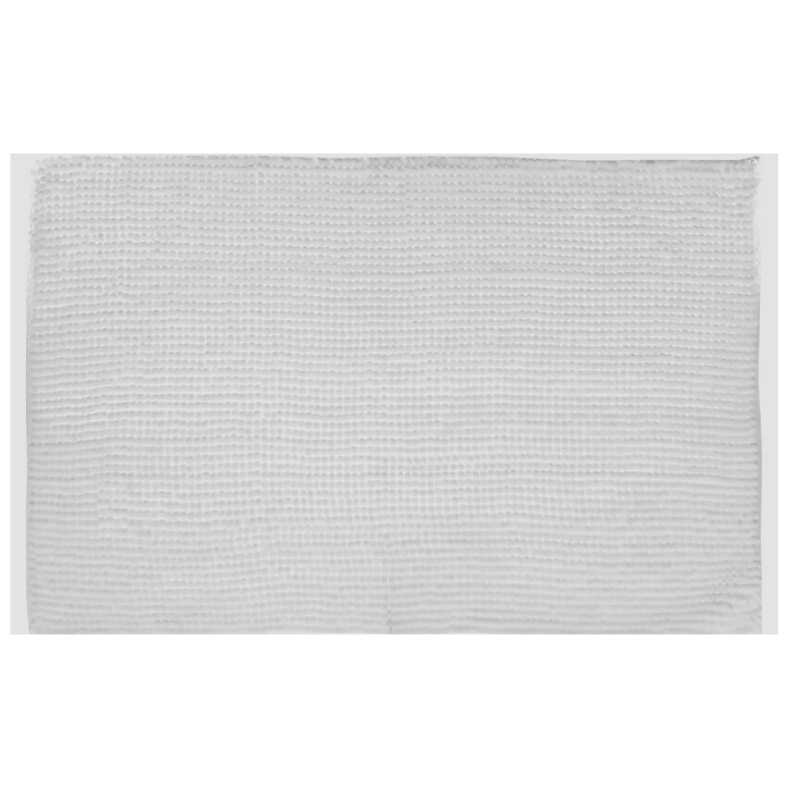 BATHMAT CHENILLE WHITE 50X80