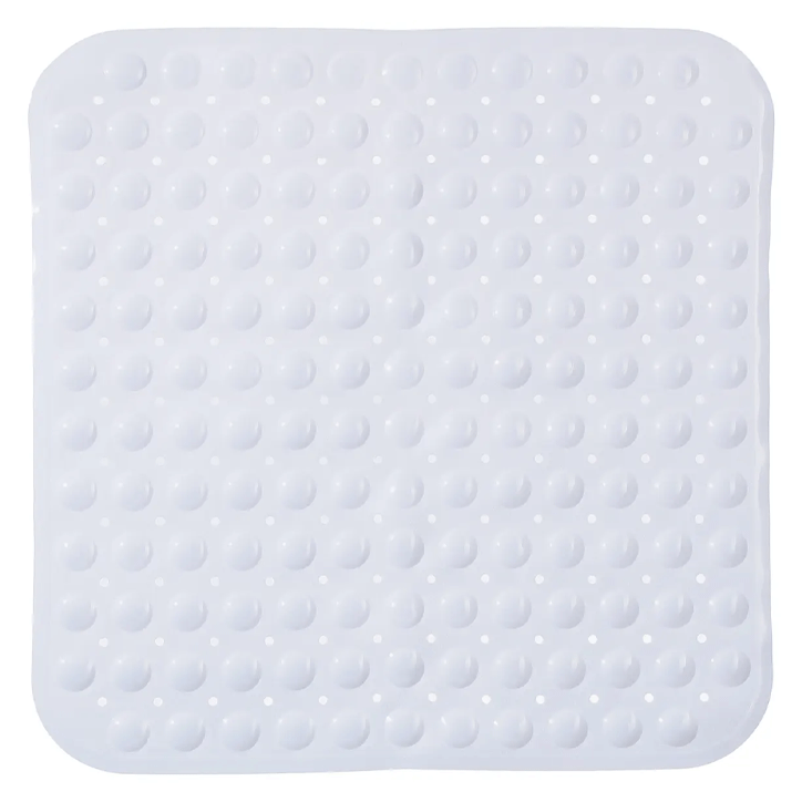 PVC SHOWERMAT 54X54CM WHITE