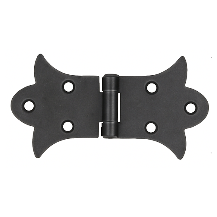 HINGES SHAPED 87X50X1.5MM BLACK