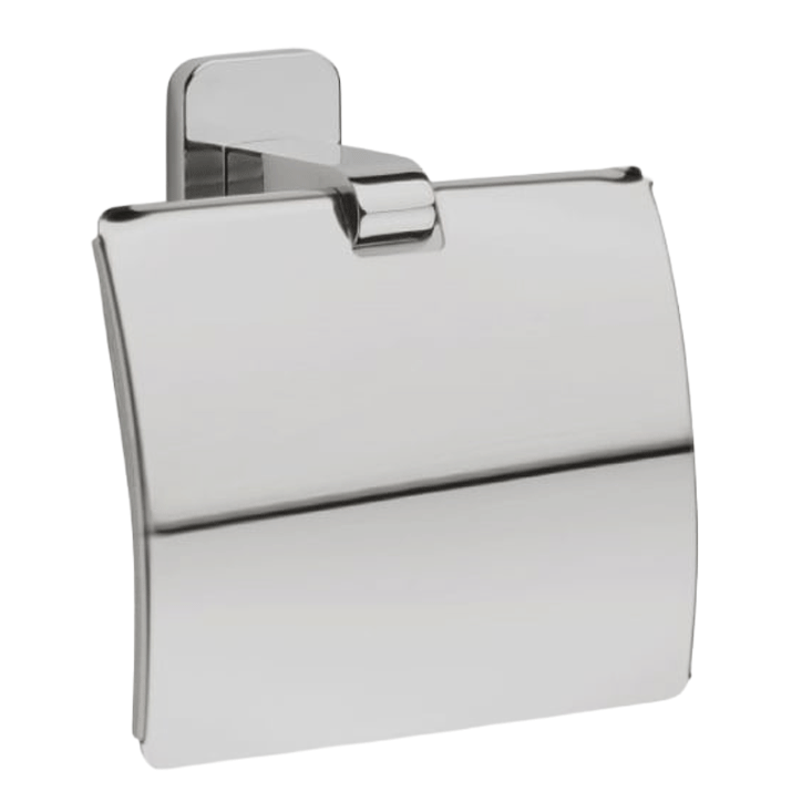 TATAY PAPER HOLDER COVERED SLIM CHROME 12cm