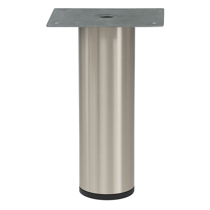 FURNITURE LEG 308-16CM NICKEL MAT