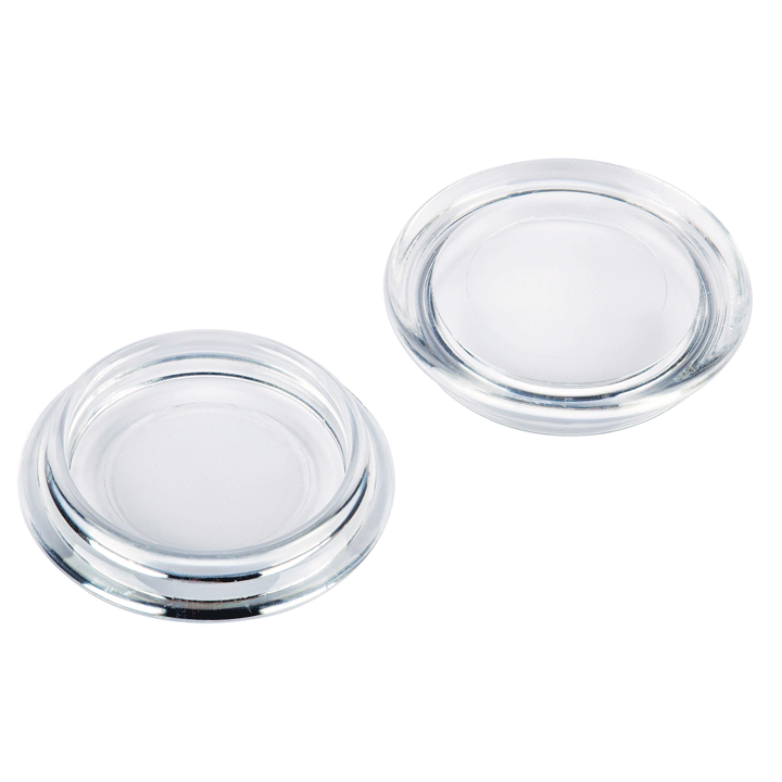 FURNITURE COASTERS CLEAR 50MM