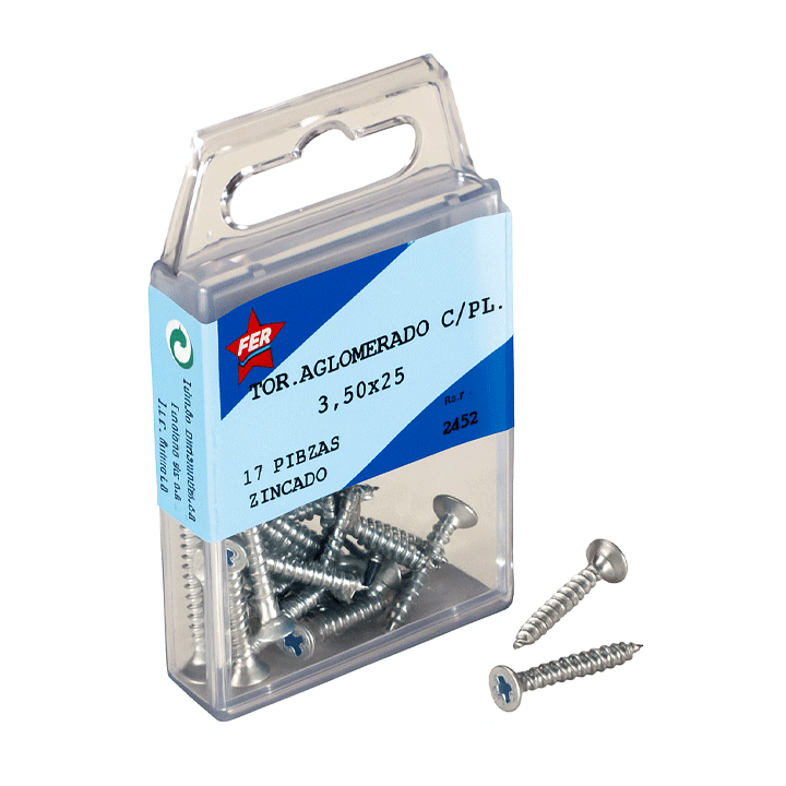 WOOD SCREWS ZINC 4.5X50 10PCS