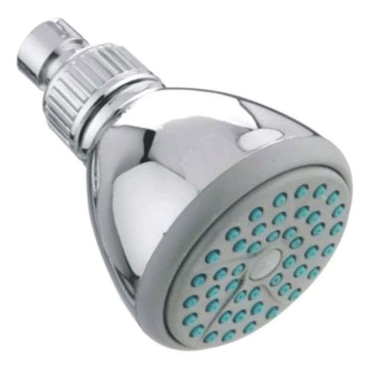 SHOWERHEAD BEAT CHROME PLASTISAN