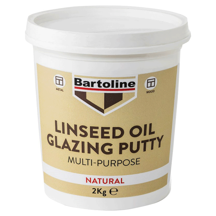 MULTI-PURPOSE LINSEED OIL PUTTY 2KG BARTOLINE