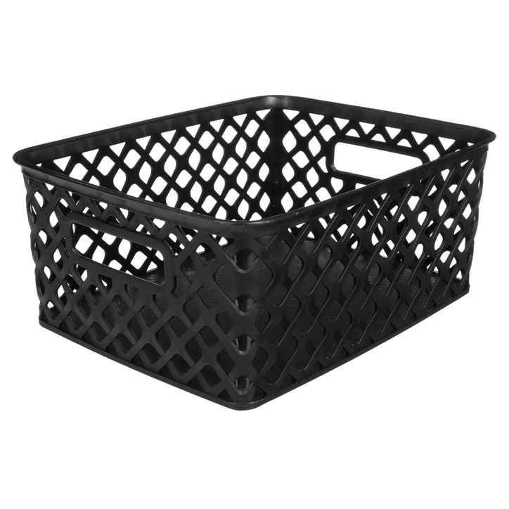 4L BASKET FOLK BLACK