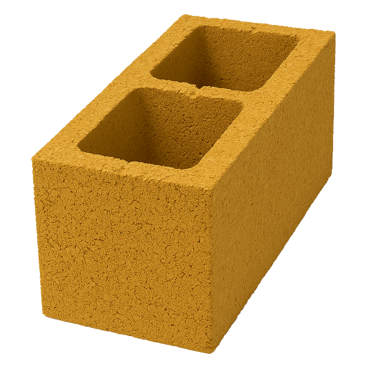 CONCRETE BLOCKS FF3,5NT 15X20X40 OCHRA