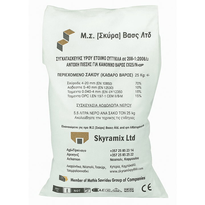 READYMIX CONCRETE C20/25 25KG