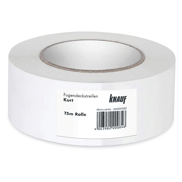 DRYWALL JOINING PAPER TAPE KURT 50MMX75M