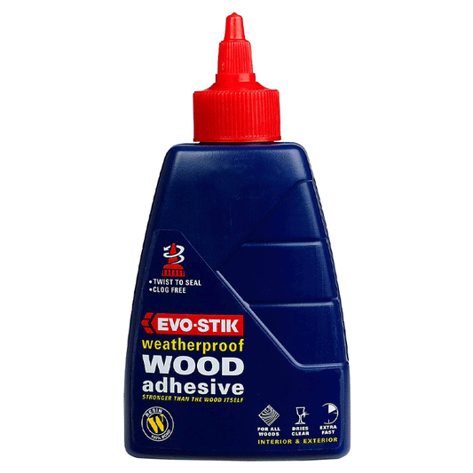 WEATHERPROOF WOOD ADHESIVE 250ML INT.&EXT. EVOSTIK