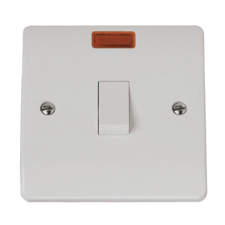 1 GANG D. P SWITCH 20A W/NEON