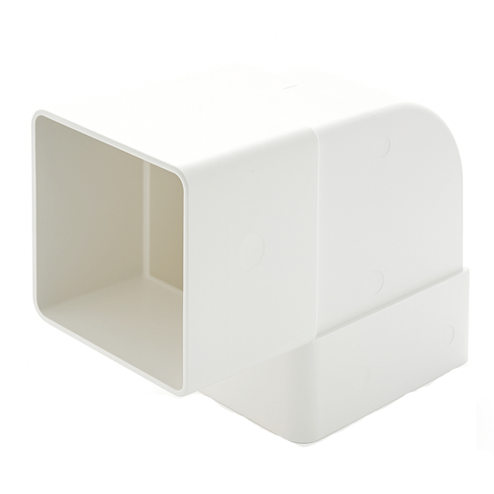 DOWNPIPE ELBOW PLASTIC WHITE 87,5