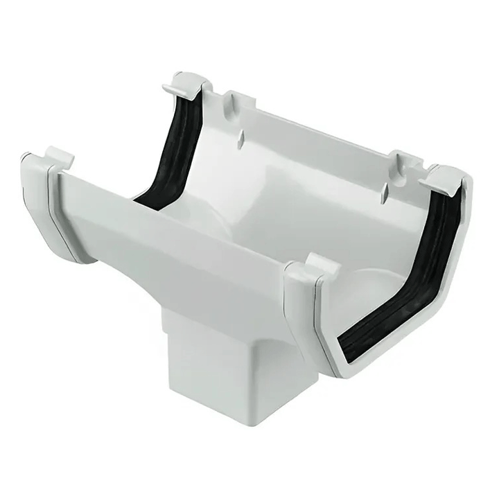GUTTER 3 WAY JOINT PLASTIC WHITE