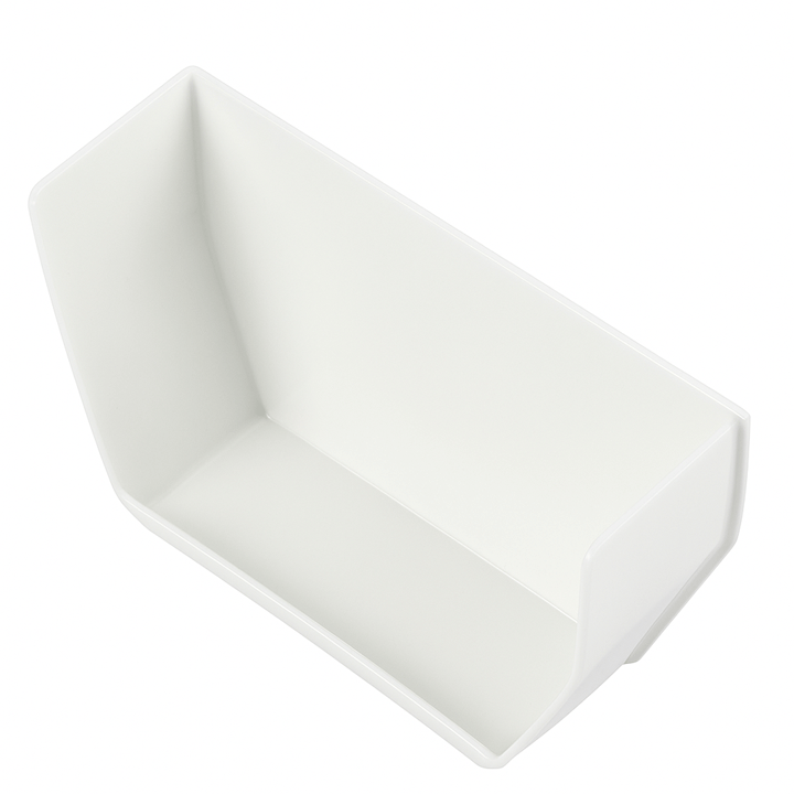 GUTTER END CUP FEMALE PLASTIC WHITE