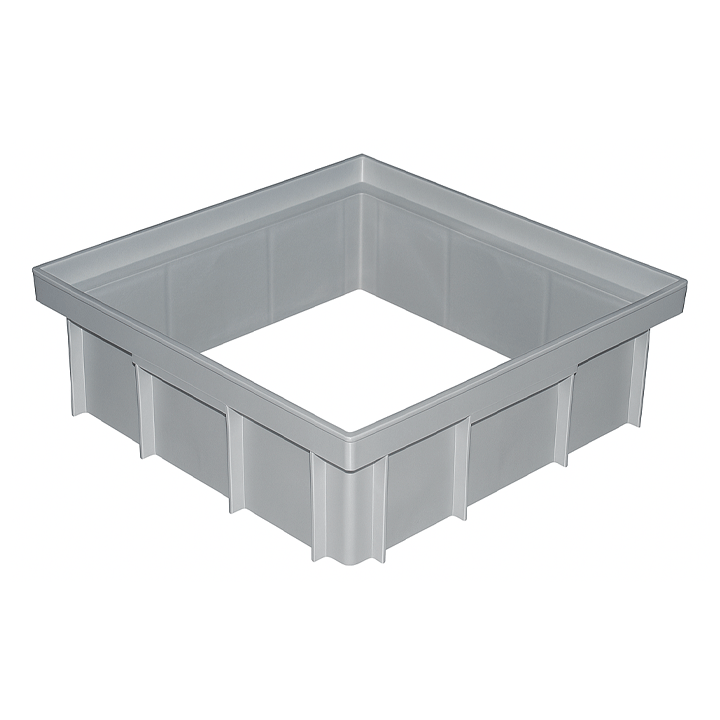 DRAIN WELL EXTENSION 400X400MM GREY