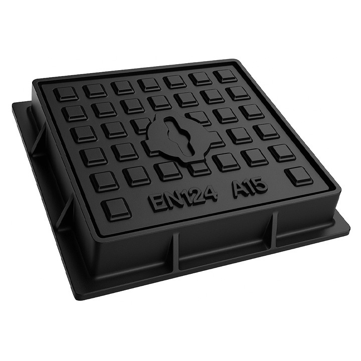 MANHOLE CAST IRON EN124 30X30CM A15