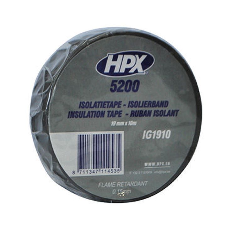 HPX INSULATING TAPE GREY 19MMX10M