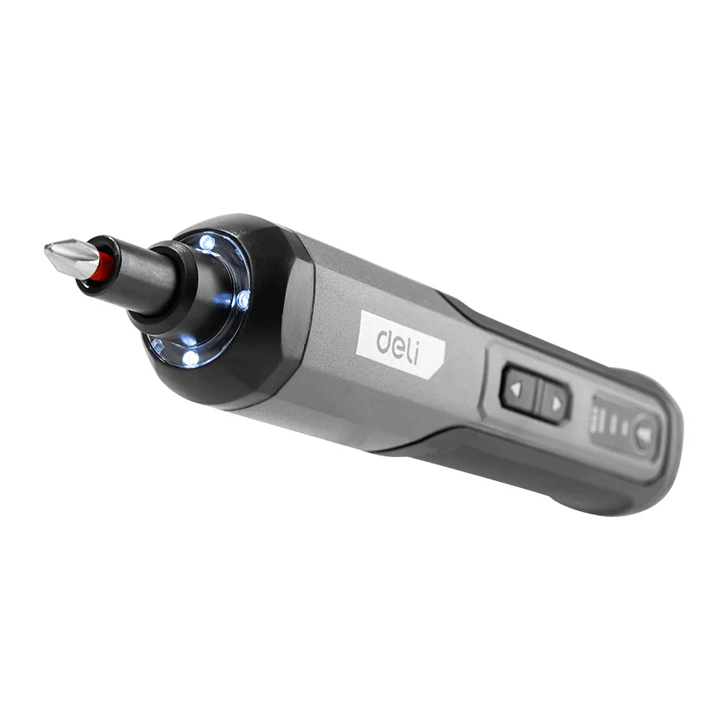 DELI TOOLS 4PCS CORDLESS SCREWDRIVER Li-Ion 4V 5N.m