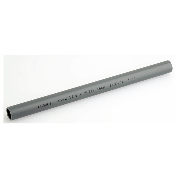 PIPE UPVC GREY 20X4M LORDOS K6742