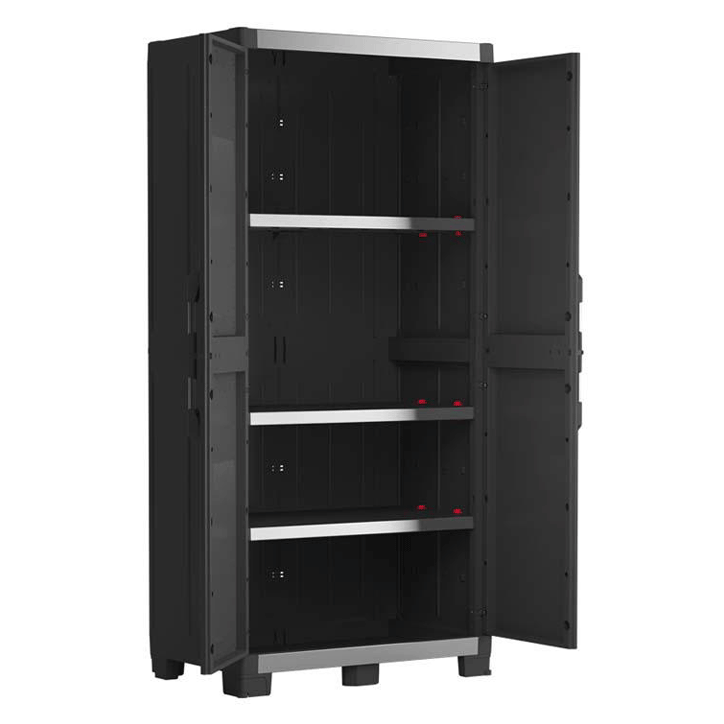 KETER XL GARAGE CABINET BLACK/ALUMINIUM