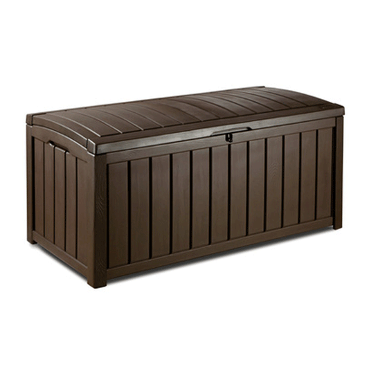 STORAGE BOX GLENWOOD 390L KETER BROWN