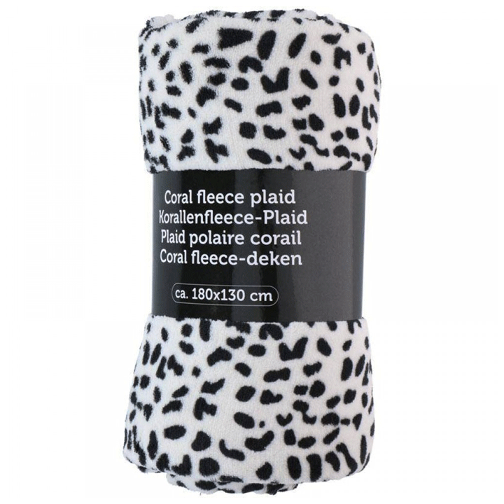 PLAID CORAL FLEECE 3AS PRINTED