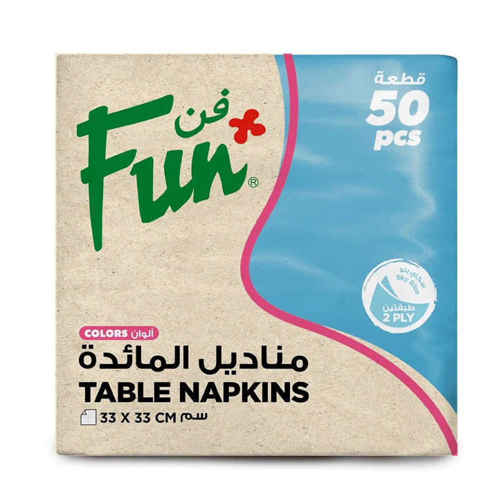 NAPKINS 33X33CM 50PCS 2PLY