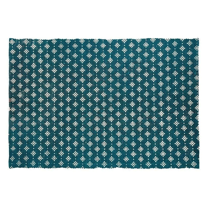 PRINT COTTON BL RUG BOX 60X90