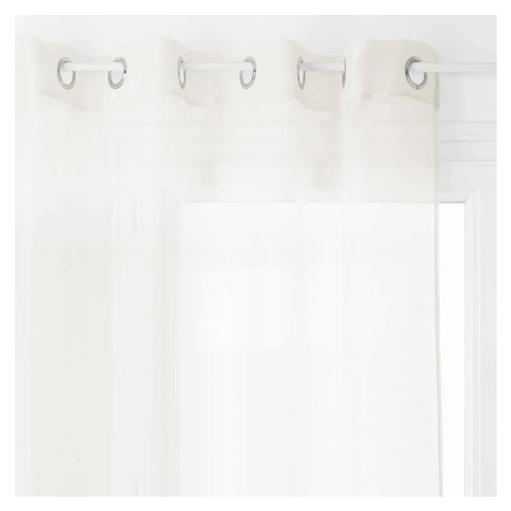 NET CURTAIN MOLY IVORY 135X240