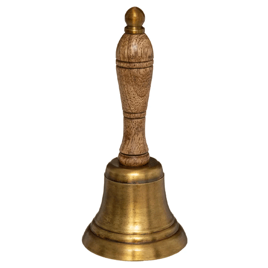 MANGO WOOD METAL BELL
