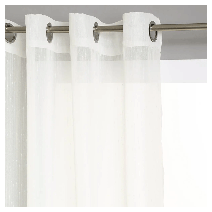 NET CURTAIN RAYURE IVORY 140X240