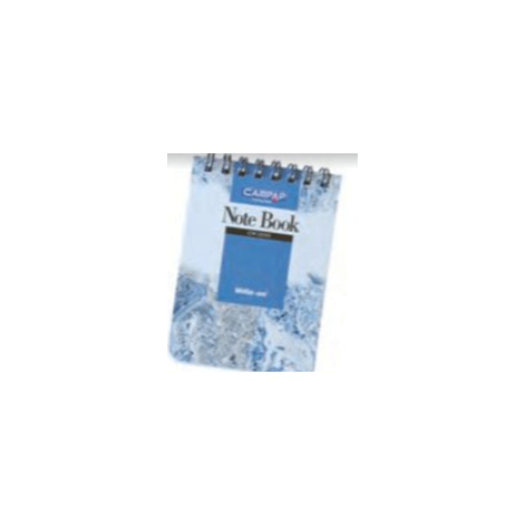 NOTEBOOKS W/B 89X158MM