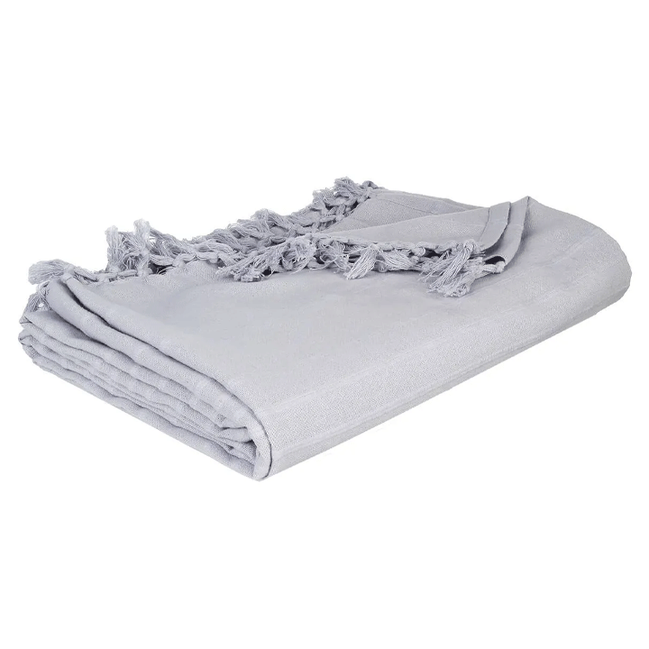 LIGHT GREY BEDSPREAD 160X220