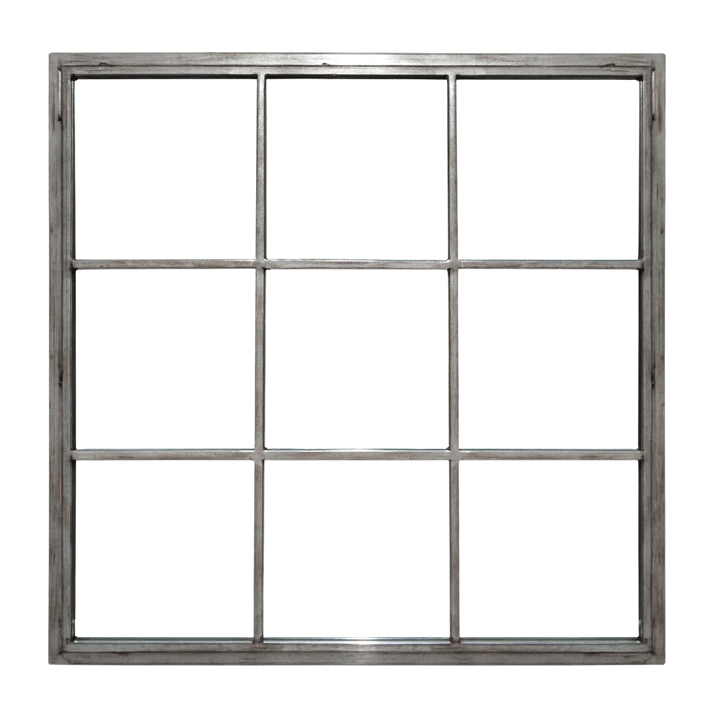 GREY MET MIRROR SULLY 64X64
