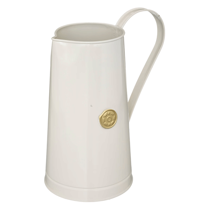 ENAMELLED METAL VASE H25