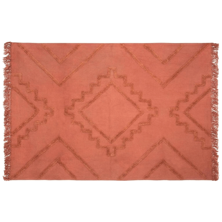 TAPIS TUFT INCA TERRACOTTA 120X170